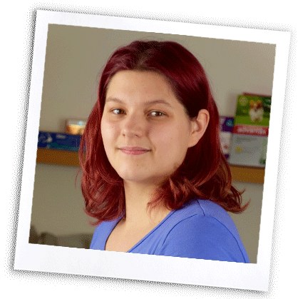 Lisa-Marie Schermer Auszubildende zur Tiermedizinischen Fachangestellten